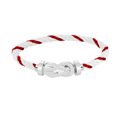 [AuraEcho]CHANCE LARGE 8 FIGURE BUCKLE NO DIAMOND BRACELET SILVER