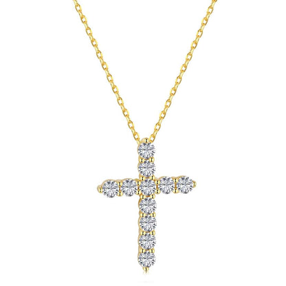 [AuraEcho]Unique Cross Shape Necklace