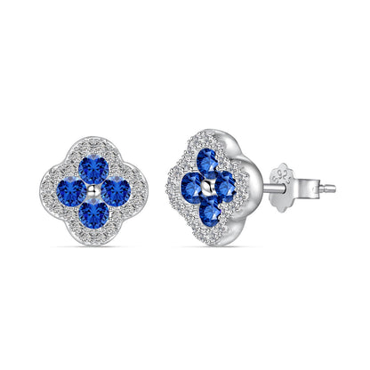 [AuraEcho]Four-Leaf Clover Flower Shaped Earrings