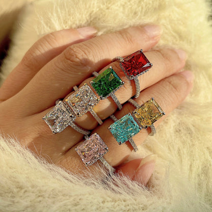 [AuraEcho]4.0 Carat Luxurious Engagement Ring