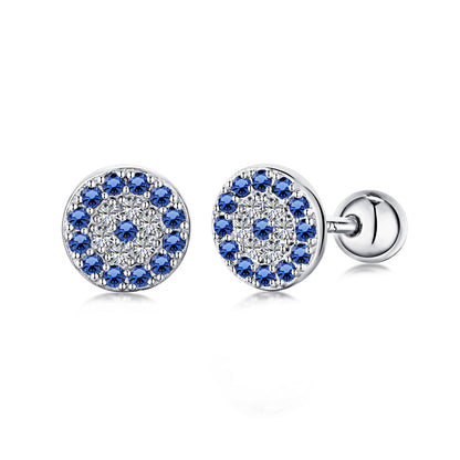 [AuraEcho]Devil's Eye Ear Bone Nail Earrings