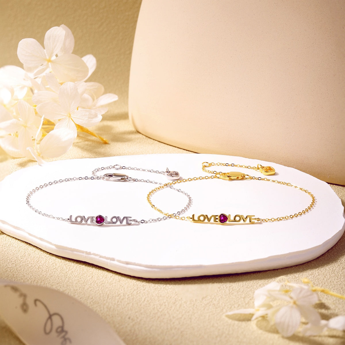 [AuraEcho]Romantic Heart Shape Lover Bracelet