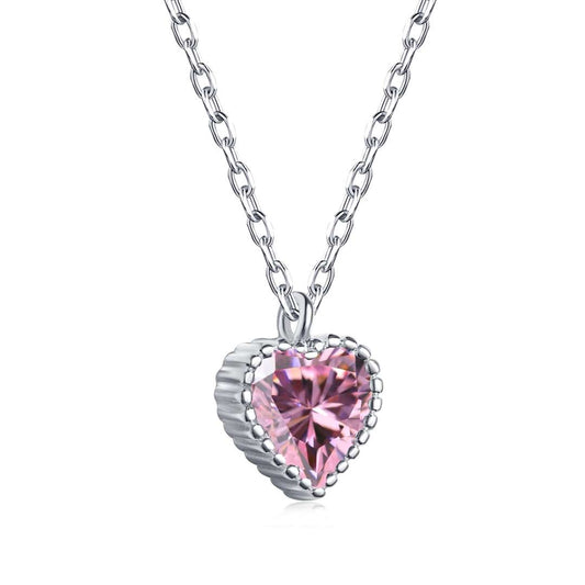 [AuraEcho]Ornate Heart Shape Necklace