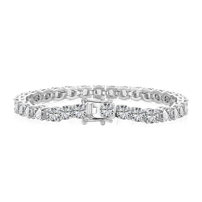 [AuraEcho]Ornate Sparkling Round Cut Wedding Bracelet