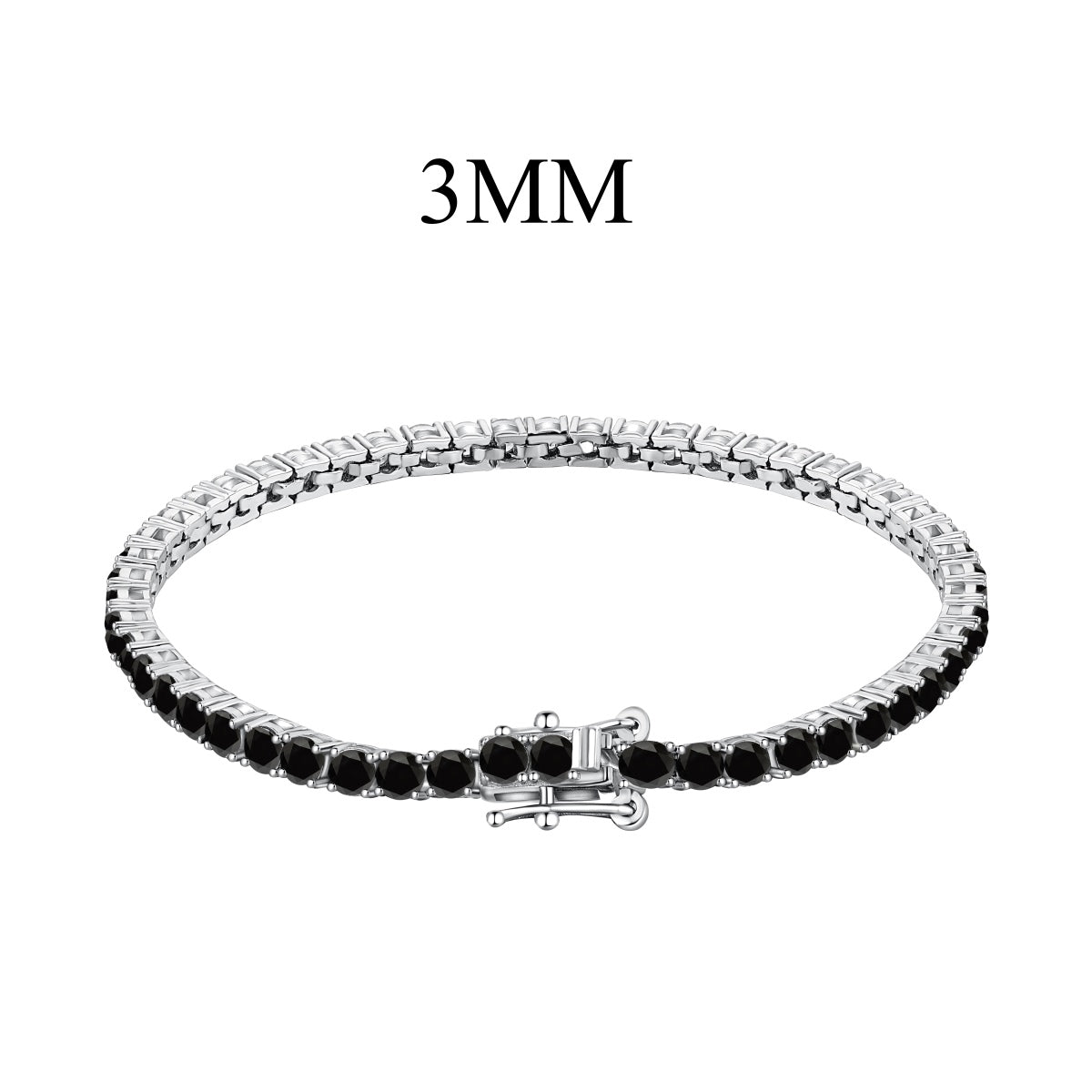 [AuraEcho]Radiant Colorful Round Cut Party Bracelet