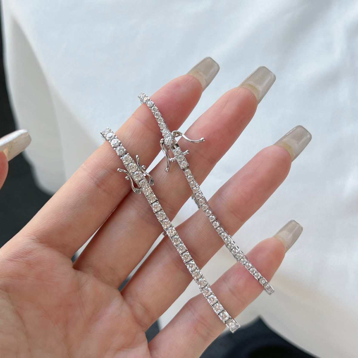 [AuraEcho]Dazzling Exquisite Round Cut Daily Bracelet