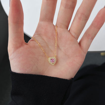 [AuraEcho]Exquisite Heart Shape Necklace