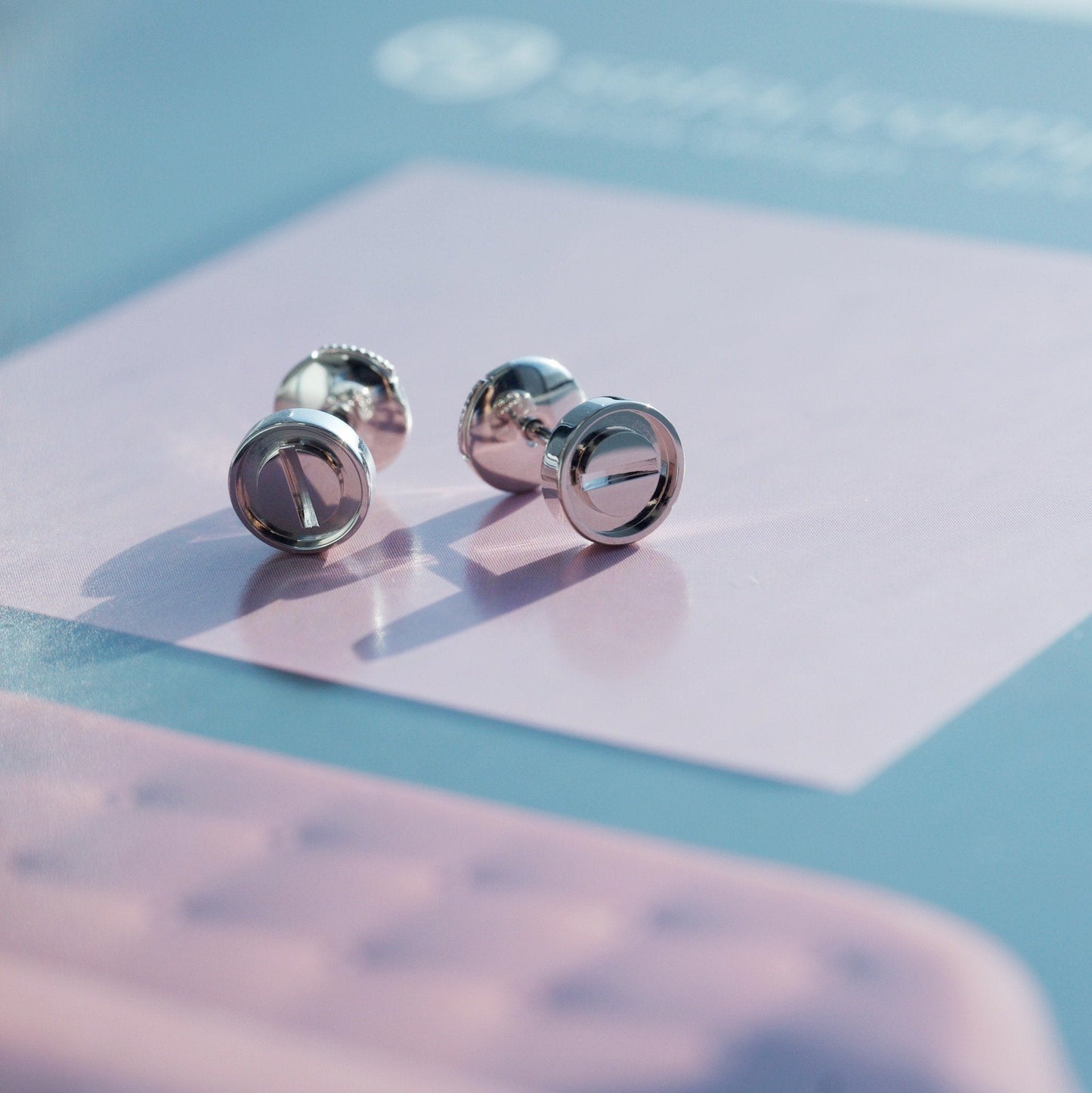 [AuraEcho]LOVE EARRINGS SILVER 10MM