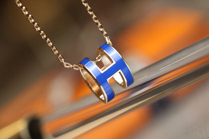 [AuraEcho]POP H PEDANT PINK GOLD