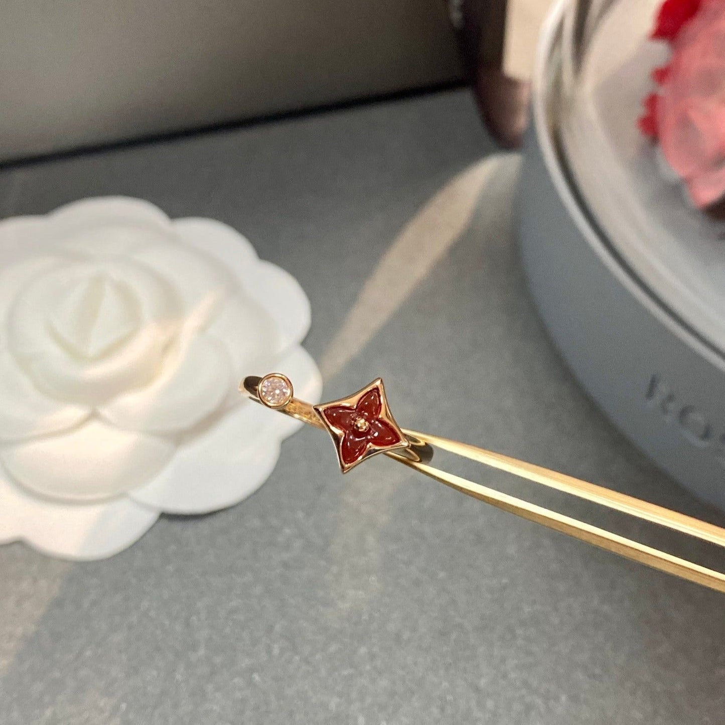 [AuraEcho]STAR 1 DIAMOND OPEN RING