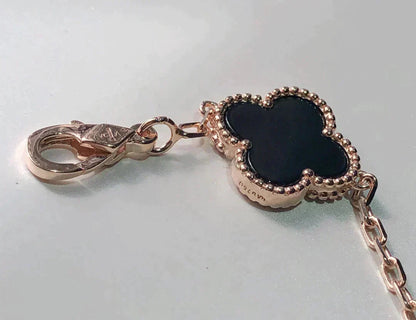 [AuraEcho]CLOVER 5 MOTIFS MULTICOLOR  BRACELET