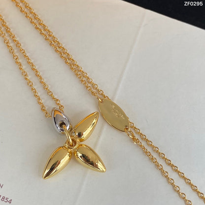 [AuraEcho]LOUISETTE PEDANT GOLD NECKLACE