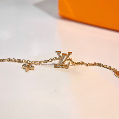[AuraEcho]LOGO STAR MOTIF GOLD BRACELET