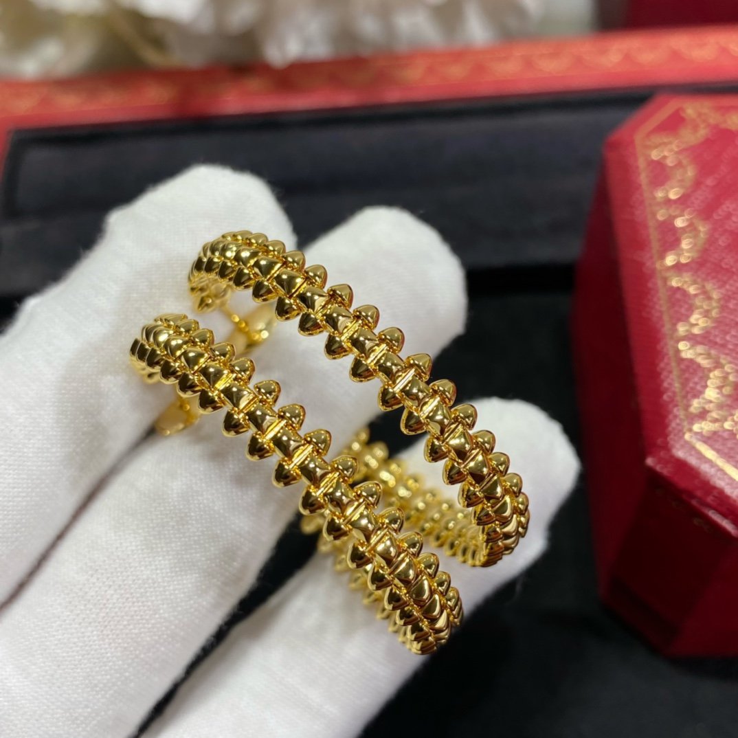 [AuraEcho]CLASH LARGE HOOP EARRINGS