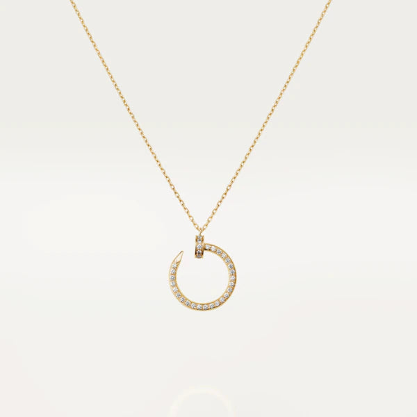[AuraEcho]JUSTE NECKLACE GOLD DIAMONDS