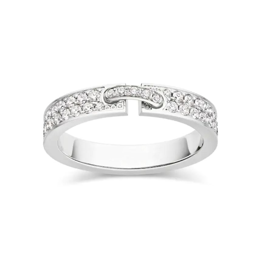 [AuraEcho]ALLIANCE LIENS VIDENCE PAVED DIAMOND 4MM RING