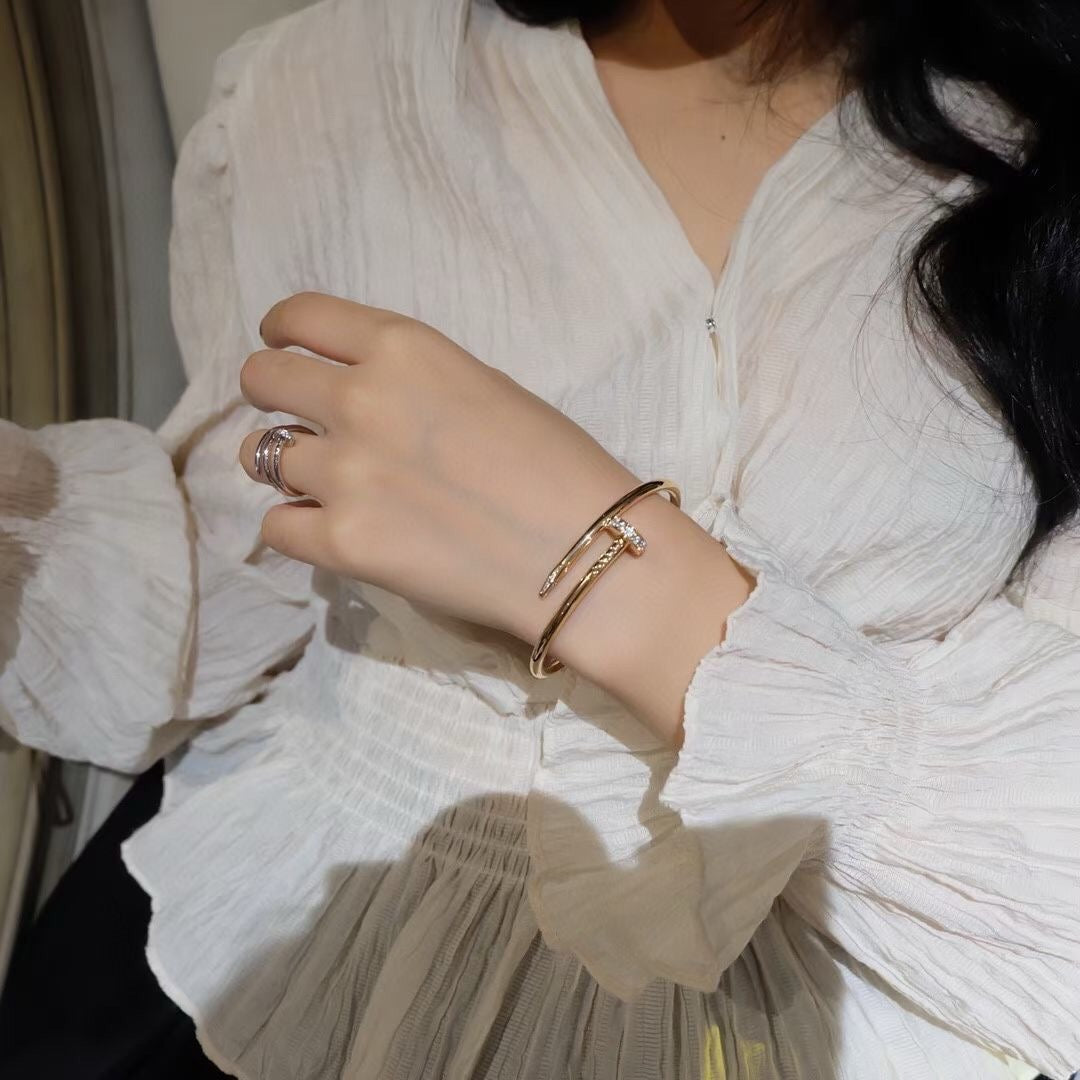 [AuraEcho]JUSTE BRACELET 3.5MM DIAMONDS