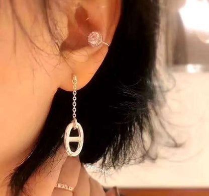 [AuraEcho]CHAINE TASSEL EARRINGS
