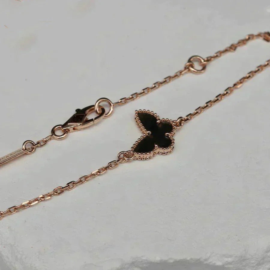 [AuraEcho]BUTTERFLY ONYX  BUTTERFLY BRACELET