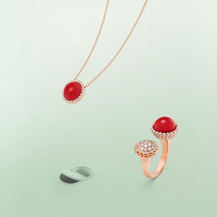 [AuraEcho]PERLEE COULEURS DIAMOND ROSE GOLD BETWEEN THE FINGER RING