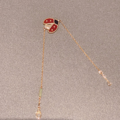 [AuraEcho]LUCKY SPRING 1 MOTIF PINK GOLD BRACELET